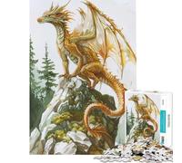 Puzzle per ragazzi da 1000 pezzi con drago mistico a corpo intero una sfida impegnativa da completare per il divertimento di tutta la famiglia un giocattolo antistress per ragazzi dai 14 anni in su