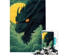 Puzzle per ragazzi da 1000 pezzi con drago tra le nuvole stimola la mente e crea un gioco divertente per tutta la famiglia Giocattolo fai-da-te per ragazzi dai 14 anni in su (38x52cm)