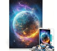Puzzle per ragazzi da 1000 pezzi con esopianeti, giochi per famiglie, assemblaggio di modelli, per rafforzare l'amore tra le coppie 38x26cm