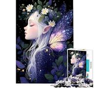 Puzzle per ragazzi da 1000 pezzi con fata dalle ali galattiche e ragazza anime Puzzle per adulti giochi rilassanti per tutta la famiglia ideale per compleanni e Natale (dimensioni 38x52cm)