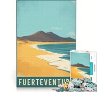 Puzzle per ragazzi da 1000 pezzi con Fuerteventura in Spagna, gioco educativo, decorazione da parete, compleanno e Natale 38x26cm