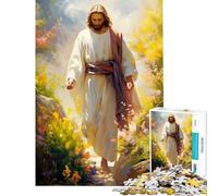 Puzzle per ragazzi da 1000 pezzi con Gesù Cristo ad acquerello Giocattolo avvincente per coltivare la pazienza Gioco per famiglie adatto anche alle coppie Ottimo regalo per gli amanti del gioco