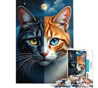 Puzzle per ragazzi da 1000 pezzi con i Gatti Cosmici gioco per famiglie giocattolo educativo regalo per donne uomini e tutta la famiglia (dimensioni 38x52cm)