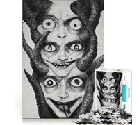 Puzzle per ragazzi da 1000 pezzi con il demone a tre teste antistress rilassante e stimolante per la mente compleanni e altre occasioni 50x75cm