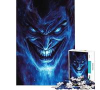 Puzzle per ragazzi da 1000 pezzi con il disegno del sorriso demoniaco gioco interattivo regalo di compleanno ideale per tutta la famiglia (dimensioni 38x26cm)