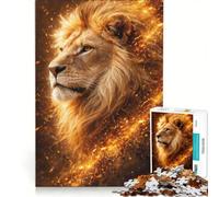 Puzzle per ragazzi da 1000 pezzi con il Leone di Giuda giocattolo educativo divertente e spiritoso compleanno e Natale 50x75cm