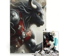 Puzzle per ragazzi da 1000 pezzi con il Minotauro antistress di difficoltà elevata adatto come decorazione da scrivania 38x52cm