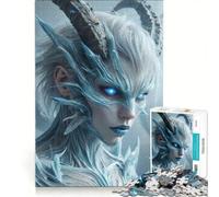 Puzzle per ragazzi da 1000 pezzi con il ritratto della Regina di Ghiaccio, gioco impossibile, attività per famiglie, ideale come regalo per tutta la famiglia 50x75cm