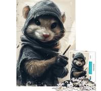 Puzzle per ragazzi da 1000 pezzi con il signor topo impegnativo da completare gioco educativo per famiglie dai 14 anni in su (38x26cm)