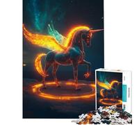 Puzzle per ragazzi da 1000 pezzi con il temibile Pegaso Sfida educativa divertente e umoristica Giochi rilassanti per ragazzi dai 14 anni in su Dimensioni 50x75cm