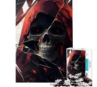 Puzzle per ragazzi da 1000 pezzi con il volto del Tristo Mietitore Puzzle per adulti giochi per famiglie sfida impegnativa attività divertenti da fare a casa (dimensioni 50x75cm)