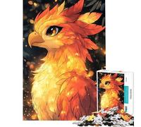 Puzzle per ragazzi da 1000 pezzi con illustrazione di una fenice fiammeggiante ideale per compleanni e Natale per rafforzare i ricordi Giocattolo decorativo da parete adatto a persone dai 14 anni