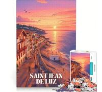 Puzzle per ragazzi da 1000 pezzi con immagine di San Giovanni di Luce, gioco educativo, decorazione perfetta, lista dei desideri con Babbo Natale 38x52cm