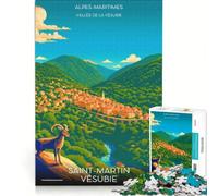 Puzzle per ragazzi da 1000 pezzi con immagine di San Martino, giocattolo educativo, divertente e spiritoso, compleanno e Natale 38x26cm