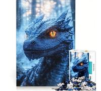 Puzzle per ragazzi da 1000 pezzi con incredibili curiosità sui draghi, gioco impossibile, regalo di compleanno, compleanno e altre occasioni 50x75cm