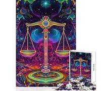 Puzzle per ragazzi da 1000 pezzi con la Bilancia Cosmica gioco divertente e stimolante sfida impegnativa giocattolo educativo rilassante e intellettuale (38x52cm)