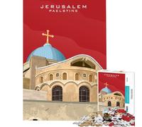 Puzzle per ragazzi da 1000 pezzi con la Chiesa del Santo Sepolcro giochi per famiglie gioco stimolante ottimo regalo per chi ama giocare e alleviare lo stress (dimensioni 75x50cm)