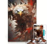 Puzzle per ragazzi da 1000 pezzi con la diversità delle specie di falchi gioco educativo decorazione da parete compleanno e Natale 38x52cm