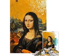 Puzzle per ragazzi da 1000 pezzi con la Gioconda di Gustav Klimt Puzzle per adulti divertente che migliora la memoria compleanni e Natale (dimensioni 38x26cm)