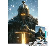 Puzzle per ragazzi da 1000 pezzi con la lama radiosa del cavaliere Puzzle impegnativo da assemblare ideale compleanni e Natale 38x52cm