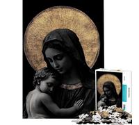 Puzzle per ragazzi da 1000 pezzi con la Madonna con Bambino puzzle fai da te regalo di compleanno e regali unici (dimensioni 38x26cm)