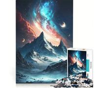 Puzzle per ragazzi da 1000 pezzi con la meravigliosa montagna Everest giocattolo decorativo da parete per divertimento in famiglia regalo di compleanno regalo di viaggio 38x52cm