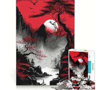 Puzzle per ragazzi da 1000 pezzi con la montagna Fuji, gioco impossibile, sfida difficile, compleanno e altre occasioni 50x75cm