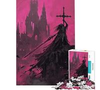 Puzzle per ragazzi da 1000 pezzi con la Morte in versione femminile gioco educativo e stimolante per il relax in famiglia regalo di compleanno (dimensioni 38x26cm)