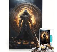 Puzzle per ragazzi da 1000 pezzi con la Morte nell'aldilà gioco impossibile regalo di compleanno con poster e foglio di curiosità abbinati 50x75cm