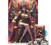 Puzzle per ragazzi da 1000 pezzi con la regina Cleopatra, giochi per famiglie, assemblaggio di modelli, per rafforzare l'amore tra le coppie 50x75cm