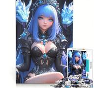 Puzzle per ragazzi da 1000 pezzi con la regina degli anime e i draghi Giochi, relax, interazione genitore-figlio, regalo di compleanno 50x75cm