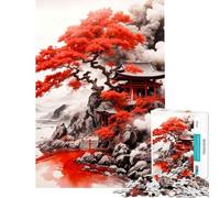 Puzzle per ragazzi da 1000 pezzi con l'albero del sangue Attività divertenti da fare a casa migliora la memoria giochi rilassanti per ragazzi dai 14 anni in su (38x26cm)