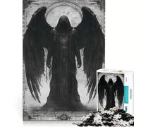 Puzzle per ragazzi da 1000 pezzi con l'angelo della morte, gioco rilassante, decorazione per la casa, adatto per la decorazione della scrivania 50x75cm