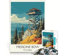 Puzzle per ragazzi da 1000 pezzi con l'immagine dell'arco della medicina, giochi rilassanti, interazione genitore-figlio, regalo di compleanno e unico 50x75cm