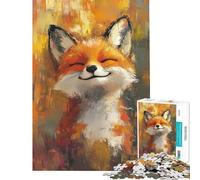 Puzzle per ragazzi da 1000 pezzi con l'immagine di una volpe gioiosa Puzzle per adulti ideali per passare il tempo durante le vacanze una sfida educativa per tutta la famiglia e per serate di gioco