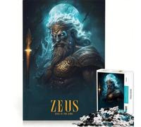 Puzzle per ragazzi da 1000 pezzi con l'immagine di Zeus gioco rilassante analisi e logica per migliorare l'amore tra le coppie 50x75cm