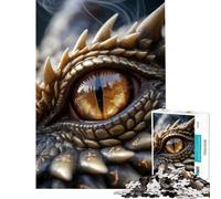 Puzzle per ragazzi da 1000 pezzi con l'occhio del drago rompicapo ravvicinato gioco educativo sfida regalo di compleanno adatto alle coppie (dimensioni 38x26cm)