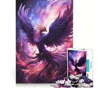 Puzzle per ragazzi da 1000 pezzi con l'uccello mistico Fenice gioco pratico per il divertimento in famiglia ideale come regalo per tutta la famiglia 50x75cm