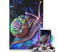 Puzzle per ragazzi da 1000 pezzi con lumaca al neon gioco interattivo migliora la memoria regalo per amici e familiari 50x75cm