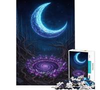 Puzzle per ragazzi da 1000 pezzi con luna di cristallo e portale nella foresta Una sfida avvincente da completare ideale per il divertimento in famiglia e come gioco antistress per ragazzi dai 14 anni