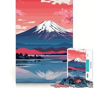 Puzzle per ragazzi da 1000 pezzi con motivo fiori di ciliegio giapponesi,gioco di incastro preciso,gioco cognitivo,divertente e facile da usare,regalo di Natale (38x26cm)