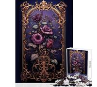 Puzzle per ragazzi da 1000 pezzi con ninfee e effetto vetrata ideale per il relax la decorazione murale e la casa perfetto per l'interazione genitore-figlio (75x50cm)