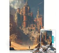 Puzzle per ragazzi da 1000 pezzi con paesaggi desertici fantasy, giochi rilassanti, di analisi e logica, regalo di compleanno, regalo di viaggio 38x26cm