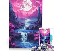 Puzzle per ragazzi da 1000 pezzi con paesaggio alieno fantasy, giochi per famiglie, assemblaggio di modelli, per rafforzare l'amore tra le coppie 50x75cm
