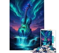 Puzzle per ragazzi da 1000 pezzi con paesaggio celeste violino e cascata Un gioco avvincente per coltivare la pazienza adatto a tutta e alle coppie Un regalo perfetto per gli amanti del gioco
