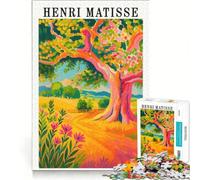 Puzzle per ragazzi da 1000 pezzi con paesaggio di Henri Matisse gioco rilassante decorazione per la casa adatto per la scrivania 38x52cm
