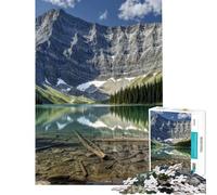 Puzzle per ragazzi da 1000 pezzi con paesaggio montano e lacustre Puzzle per adulti fai da te ideale per passare il tempo in casa durante le vacanze perfetto come regalo per tutta la famiglia