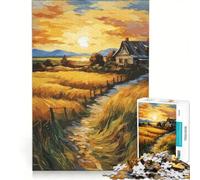 Puzzle per ragazzi da 1000 pezzi con paesaggio rurale, giochi educativi, attività divertenti da fare a casa, ideale come regalo 50x75cm