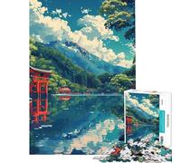 Puzzle per ragazzi da 1000 pezzi con paesaggio zen gioco di puzzle per adulti analisi e logica regalo di compleanno o unico (dimensioni 50x75cm)