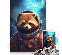 Puzzle per ragazzi da 1000 pezzi con panda rosso giochi per famiglie decorazione perfetta collezione d'artista belle arti 50x75cm